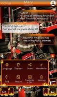 Firefighter Keyboard Theme ảnh chụp màn hình 2