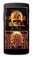 Flame Skull Cartaz