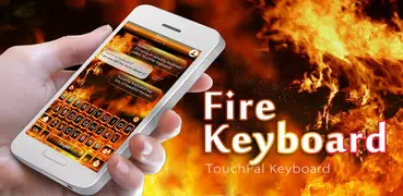 Burning Fire Keyboard Theme