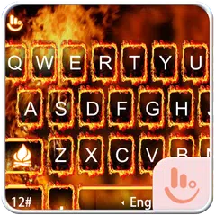 Burning Fire Keyboard Theme APK download