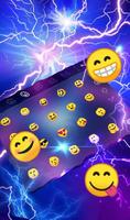 Tema de teclado de iluminação de cor de flash imagem de tela 3