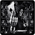 Poker Skull Death Keyboard Theme icon