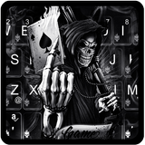 Poker Skull Death Keyboard Theme icon