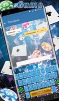 Playing Cards Game Keyboard Theme captura de pantalla 1