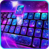 ikon Galaxy 3D Hologram Keyboard Theme