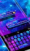 Galaxy 3D Hologram Keyboard Theme ảnh chụp màn hình 1