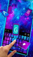 Galaxy 3D Hologram Keyboard Theme ảnh chụp màn hình 2