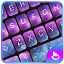 Galaxy Classic Purple Keyboard Theme APK