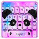 Galaxy Lovable Panda Keyboard Theme APK