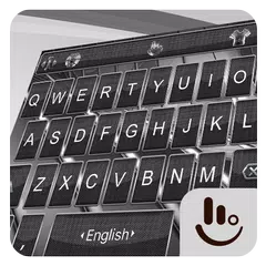 Gentle Silver Knight Keyboard Theme APK Herunterladen