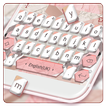 Geometric Coral Pink Keyboard Theme