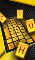 Gold Mechanical Style Keyboard Theme скриншот 2
