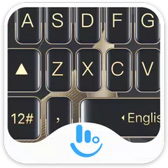 Gold Black Mate Keyboard Theme APK Herunterladen