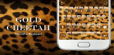 Gold Cheetah Keyboard Theme
