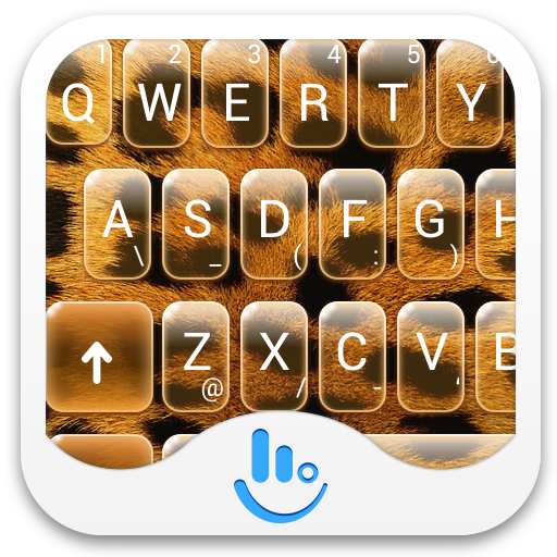 Gold Cheetah Keyboard Theme