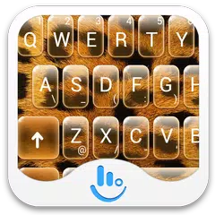 Gold Cheetah Keyboard Theme APK download