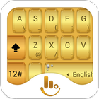 ikon TouchPal Gold Keyboard Theme