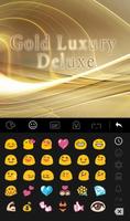 Luxury Gold Keyboard Theme تصوير الشاشة 1