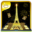 Gold Paris Keyboard Theme APK