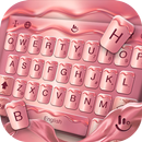 Pink Liquid Keyboard Theme APK