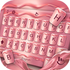 Pink Liquid Keyboard Theme icon