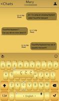 TouchPal Gold Keyboard Theme 截圖 2