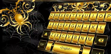 Gold Spider Knight Keyboard Theme