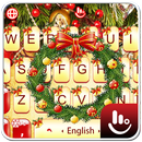 Golden Christmas Keyboard Theme APK