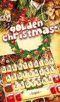 Golden Christmas Plakat