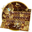 Golden Butterfly Keyboard Theme