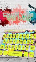 Graffiti Yellow Wall Street ポスター