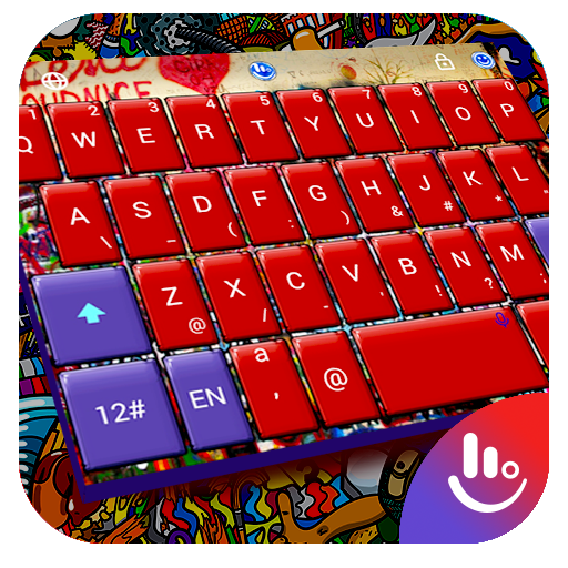 Graffiti Keyboard Theme