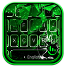 Green Crystal Glass Keyboard Theme APK