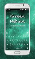 TouchPal Green Nebula Keyboard الملصق