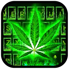 Green Weed Keyboard Theme APK Herunterladen