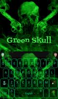 پوستر Green Skull Gun