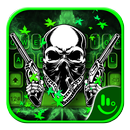 Green Weed Skull Keyboard Theme APK