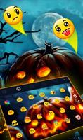 Live Halloween Night Keyboard Theme ảnh chụp màn hình 3