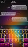 Colorful Halo Keyboard Theme imagem de tela 2