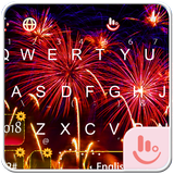 Happy New Year 2018 Keyboard Theme icono