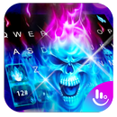 Тема для клавиатуры Hell Skull Fire APK