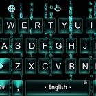 High-Tech Letter Chain Keyboard Theme icône