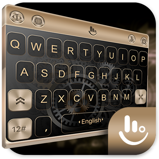 Keyboard Theme for Gold color