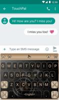 HUAWEI Gold P10 Keyboard Theme تصوير الشاشة 1