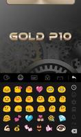 Tema de teclado gratuito HUAWEI Gold P10 imagem de tela 2