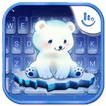 Ice Cute Bear Keyboard Theme