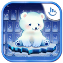 Ice Cute Bear Keyboard Theme APK