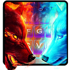 Ice Fire Wolf icon