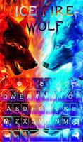 Ice Fire Wolf poster