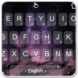Fantasy Galaxy Keyboard Theme Zeichen